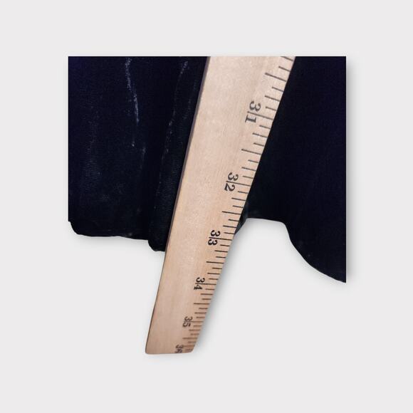 Parker Womens Tiara Smocked Velvet Dress Black Square Neck S Velvet Glamour - Picture 7 of 8